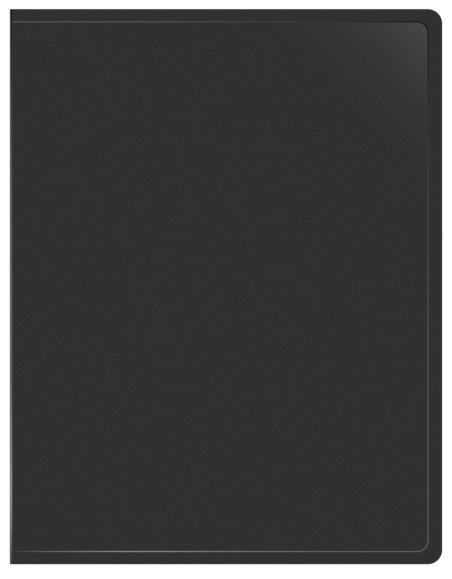 Папка с 80 прозр.вклад. Buro -ECB80BLACK A4 пластик 0.7мм черный
