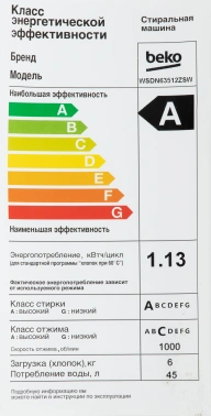 Стиральная машина Beko WSDN63512ZSW