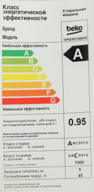 Стиральная машина Beko WRS5512BWW