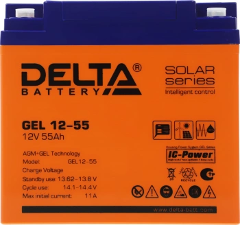 Батарея для ИБП Delta GEL 12-55