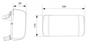 Поддержка поясничная Бюрократ  1-BackSupp Small