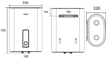 Водонагреватель Haier ES50V-F7