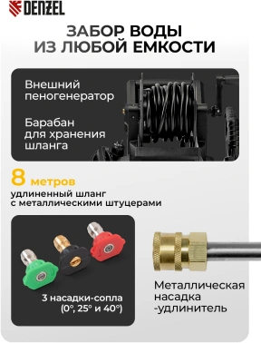 Минимойка Denzel R-210iD