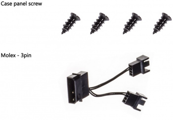 Вентилятор для корпуса ID-Cooling  WF-12025-SD-K