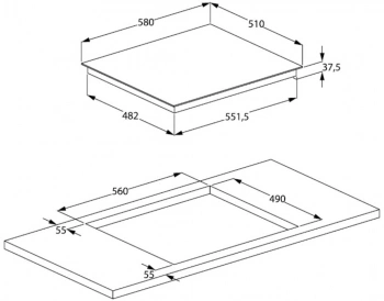 Варочная поверхность Beko HIC64402T