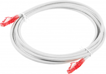 Патч-корд Hyperline PC-LPM-UTP-RJ45-RJ45-C5E-3M-LSZH-GY