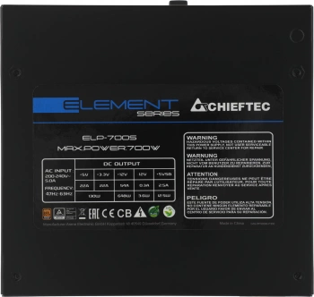 Блок питания Chieftec ATX 700W Element ELP-700S-Bulk