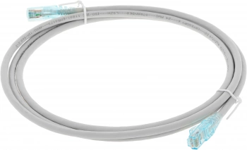 Патч-корд Hyperline PC-LPM-UTP-RJ45-RJ45-C6-2M-LSZH-GY
