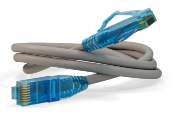 Патч-корд Hyperline PC-LPM-UTP-RJ45-RJ45-C6-3M-LSZH-GY