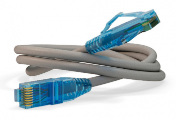 Патч-корд Hyperline PC-LPM-UTP-RJ45-RJ45-C6-5M-LSZH-GY