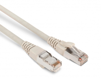 Патч-корд Hyperline PC-LPM-STP-RJ45-RJ45-C6-1M-LSZH-GY