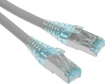 Патч-корд Hyperline PC-LPM-STP-RJ45-RJ45-C6-5M-LSZH-GY