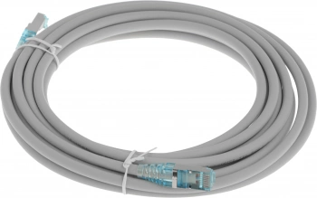 Патч-корд Hyperline PC-LPM-STP-RJ45-RJ45-C6-5M-LSZH-GY