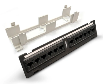 Патч-панель Hyperline PPW-12-8P8C-C5E 12xRJ45 кат.5e UTP