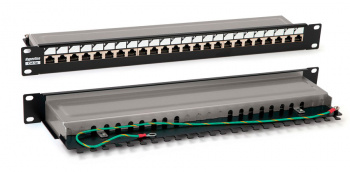 Патч-панель Hyperline PP3-19-24-8P8C-C6-SH-110D 19