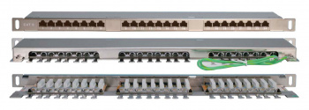 Патч-панель Hyperline PPHD-19-24-8P8C-C6-SH-110D 19