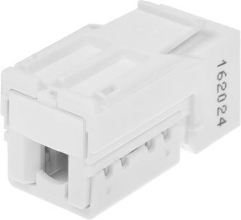 Модуль Hyperline KJNE-8P8C-C5E-90-WH информ. KeystoneRJ45 кат.5E UTP бел. (упак.:1шт)