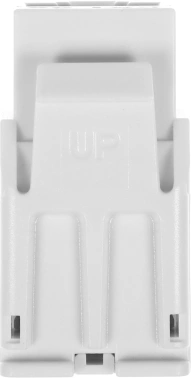 Модуль Hyperline KJNE-8P8C-C5E-90-WH информ. KeystoneRJ45 кат.5E UTP бел. (упак.:1шт)