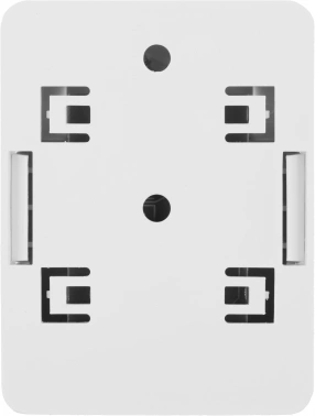 Розетка Hyperline SB1-1-8P8C-C5E-WHRJ45 1 кат.5E UTP бел. (упак.:1шт)
