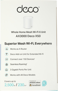 Бесшовный Mesh роутер TP-Link Deco X50(1-Pack)