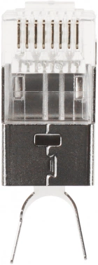Коннектор Hyperline (PLUG-8P8C-UV-C6-TW-SH-10) FTP кат.6 RJ45 (упак.:10шт)