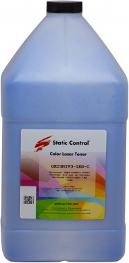 Тонер Static Control OKIUNIV3-1KG-C