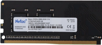 Память DDR4 8Gb 2666MHz Netac  NTBSD4P26SP-08