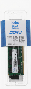 Память DDR3L 8Gb 1600MHz Netac  NTBSD3N16SP-08