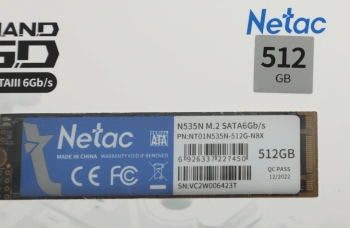 Накопитель SSD Netac SATA-III 512GB NT01N535N-512G-N8X