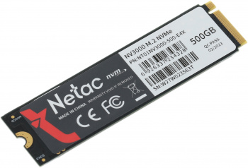Накопитель SSD Netac PCIe 3.0 x4 500GB NT01NV3000-500-E4X