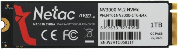 Накопитель SSD Netac PCIe 3.0 x4 1TB NT01NV3000-1T0-E4X