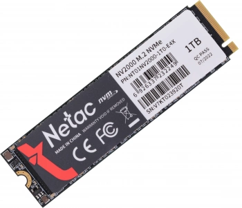 Накопитель SSD Netac PCIe 3.0 x4 1TB NT01NV2000-1T0-E4X
