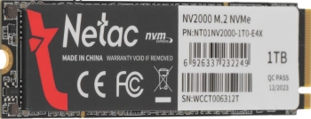 Накопитель SSD Netac PCIe 3.0 x4 1TB NT01NV2000-1T0-E4X