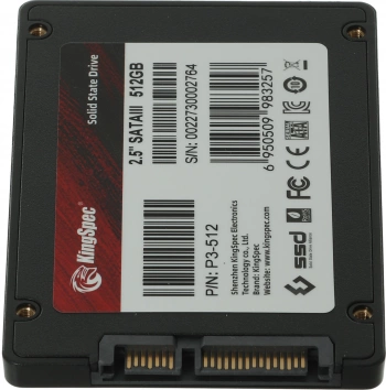 Накопитель SSD Kingspec SATA-III 512GB P3-512