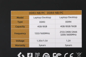 Память DDR3L 4GB 1600MHz Kingspec  KS1600D3P13504G