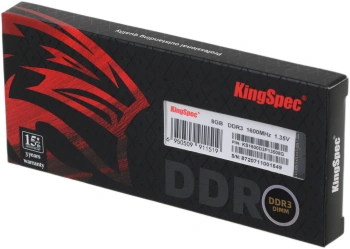 Память DDR3L 8GB 1600MHz Kingspec  KS1600D3P13508G