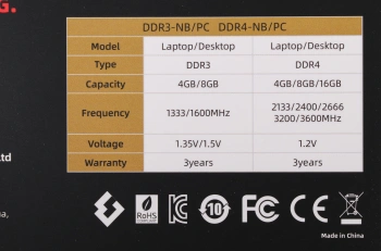 Память DDR3L 8GB 1600MHz Kingspec  KS1600D3P13508G