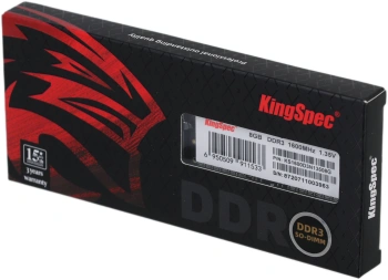 Память DDR3L 8GB 1600MHz Kingspec  KS1600D3N13508G