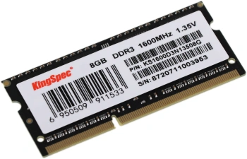 Память DDR3L 8GB 1600MHz Kingspec  KS1600D3N13508G