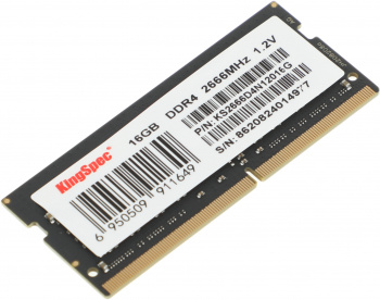 Память DDR4 16GB 2666MHz Kingspec  KS2666D4N12016G