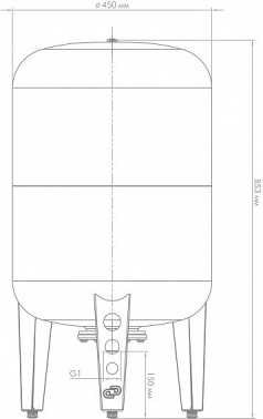 Гидроаккумулятор Джилекс ВП 100 к