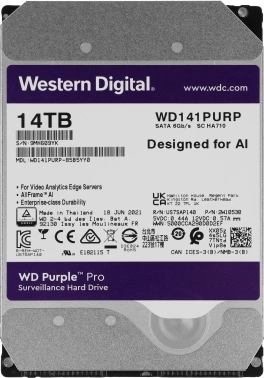 Жесткий диск WD SATA-III 14TB  WD141PURP