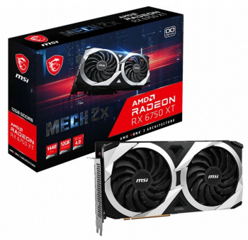 Видеокарта MSI PCI-E 4.0  RX 6750 XT MECH 2X 12G OC