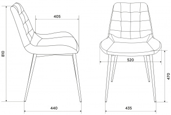 Стул для дома Бюрократ  KF-6