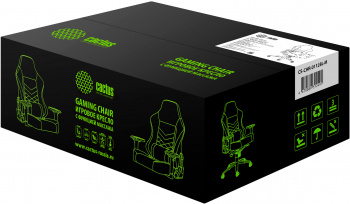 Кресло игровое Cactus  CS-CHR-0112BL-M с вибромассажем