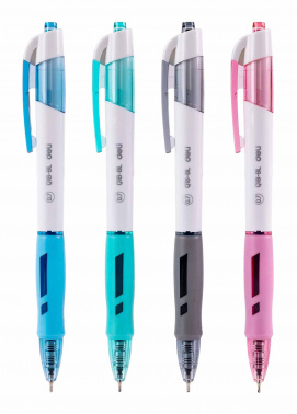 Набор ручек шариков. автоматическая Deli Arris EQ18-BL-P