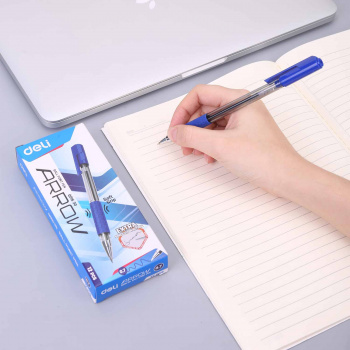 Набор ручек шариков. Deli Arrow EQ01630-P