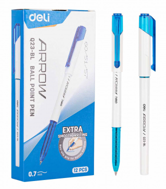 Набор ручек шариков. Deli Arrow EQ23-BL-P
