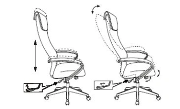 Кресло эргономичное Бюрократ  CH-607