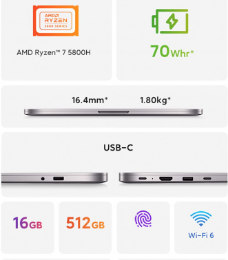 Ноутбук Xiaomi Redmibook Pro